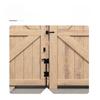 1set Garden Fence Hinge Heavy Duty Iron Hinges With Screws For Indoor Doors Accessories Easy Assembly