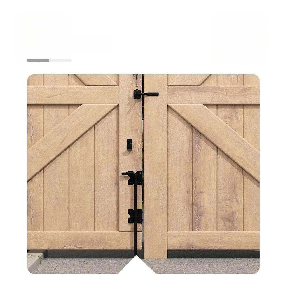 1set Garden Fence Hinge Heavy Duty Iron Hinges With Screws For Indoor Doors Accessories Easy Assembly