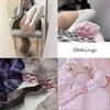 Katzenpfoten-Socke, Flauschige Pfotenpolster-Socken Rosa Niedliche Oberschenkelhohe Socken für Mädchen Kinder Frauen Cosplay Zehen-Bohnen-Socken