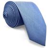 SHLAX&WING Babyblau Einfaches Seidenkrawatte, Lang, 160cm