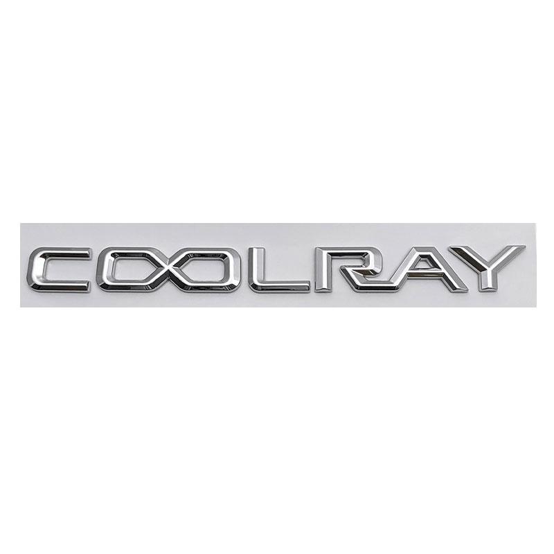 COOLRAY letterová nálepka na auto Pro Geely coolray upravené černé personalizované logo zadní víko kufru boční dveře kufru díly