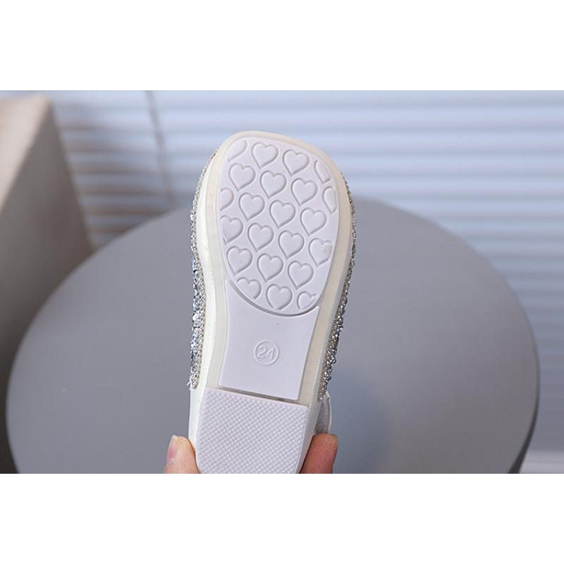 Girls' Elegant Princess Shoes / Spring & Autumn New Style Diamond Baby Casual Shoes / Children's Versatile Fashion Leather Shoes