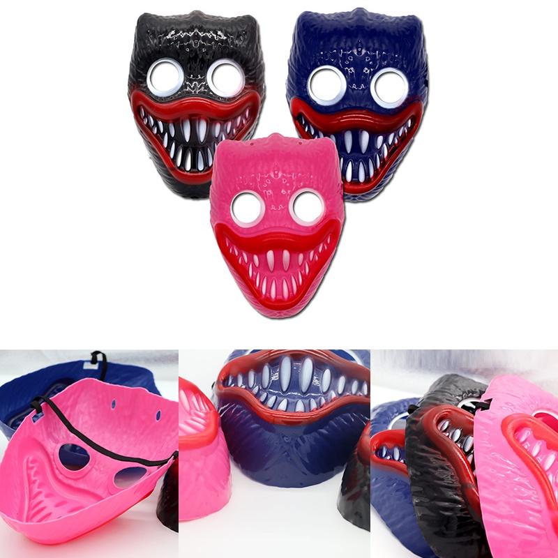 Halloween-Masken Cosplay Poppy Playtime Huggy Wuggy Kostümzubehör für Erwachsene und Kinder