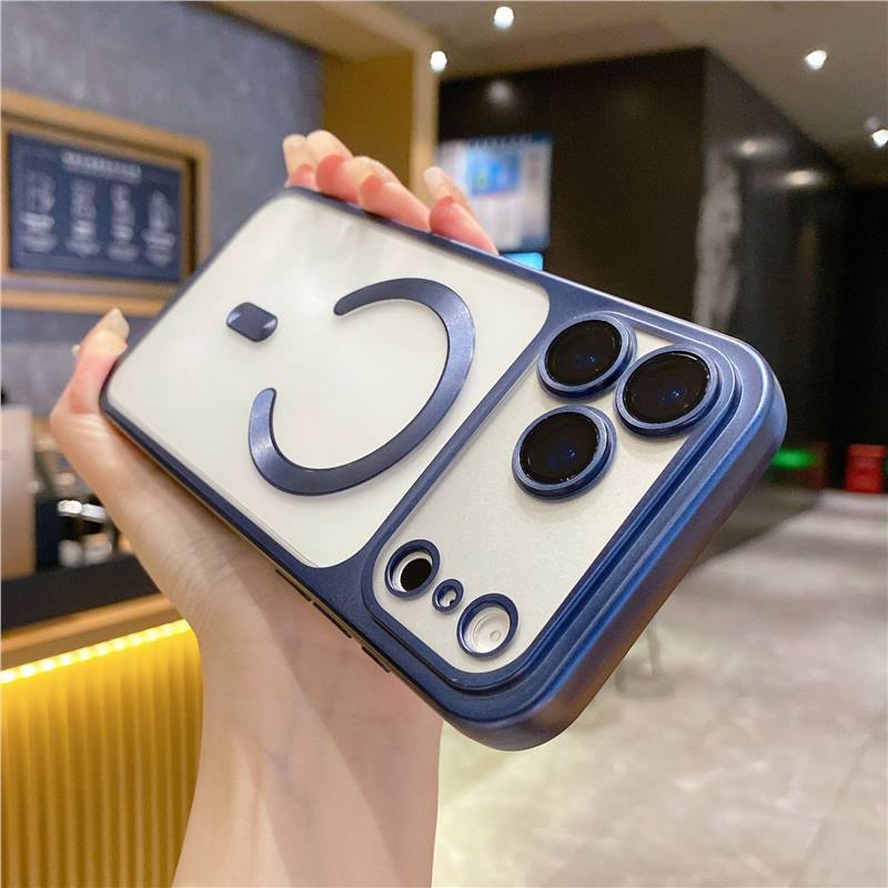 Seconds Change 17 Applicable To iPhone17Promax Mobile Phone Case Apple 16 Magnetic Suction 15 Matte Electroplating Transparent Protective Case