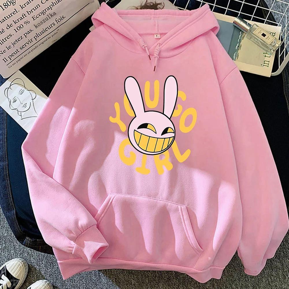 YOU GO GIRL Digital Circus Jax Hoodie Fashion Women Harajuku Funny Cute Rabbit Hoodie Cartoon Vintage Pullover Sweatshirt