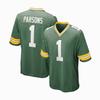 Green Bay Parsons 1 Rugby Jersey Mens Embroidered Sports Training Game Shirt
