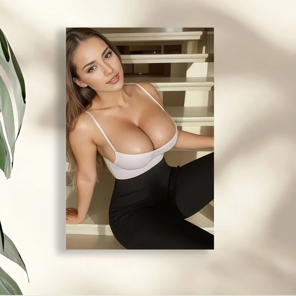 Metal Rose Wall Art Print Modern Metal Wall Decor for Home Office Valentines Day Gift Poster 20x30cm