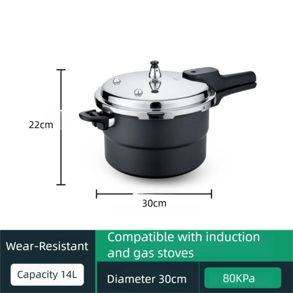 Hard Oxidation Pressure Cooker Explosion Proof Kitchen Cooking Pot Durable Gas Stove Cooker