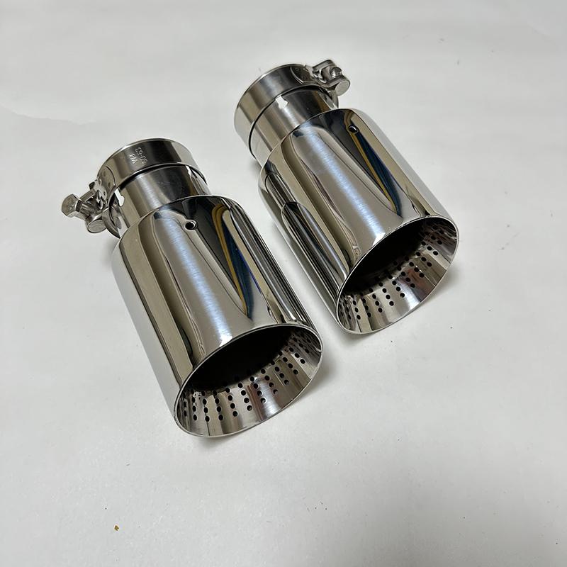 CARS Attachment Exhaust Pipe Stainless Steel 304 Tail Throat Horn Outlet Hole Large Diameter 89mm 101mm 114mm Size 1pcs