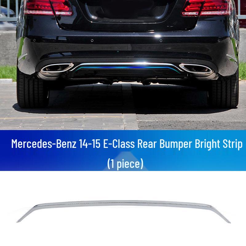 Front & Rear Bumper Chrome Trim for Mercedes-Benz: E180, E200, E260, 300L