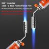 Butane Gas Torch Refillable Flame Blow Torch Adjustable Culinary Tool for Kitchen BBQ Baking Cooking