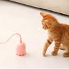 Swinging Tail Cat Toy 2-in-1 Automatic Silicone Tail Cat Teaser Toy Cat Wand Toy Rechargeable Interactive Cat Toy for Indoor Cat