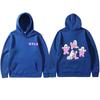 Sam and Colby Xplr Ghost Print Hoodie Men Women Retro Long