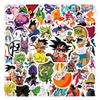 50 100Pcs Anime Dragon Ball Stickers For Kids Diy Graffiti Skateboard Laptop Water Bottle Motorcycle Cartoon Toy Decals Sticker