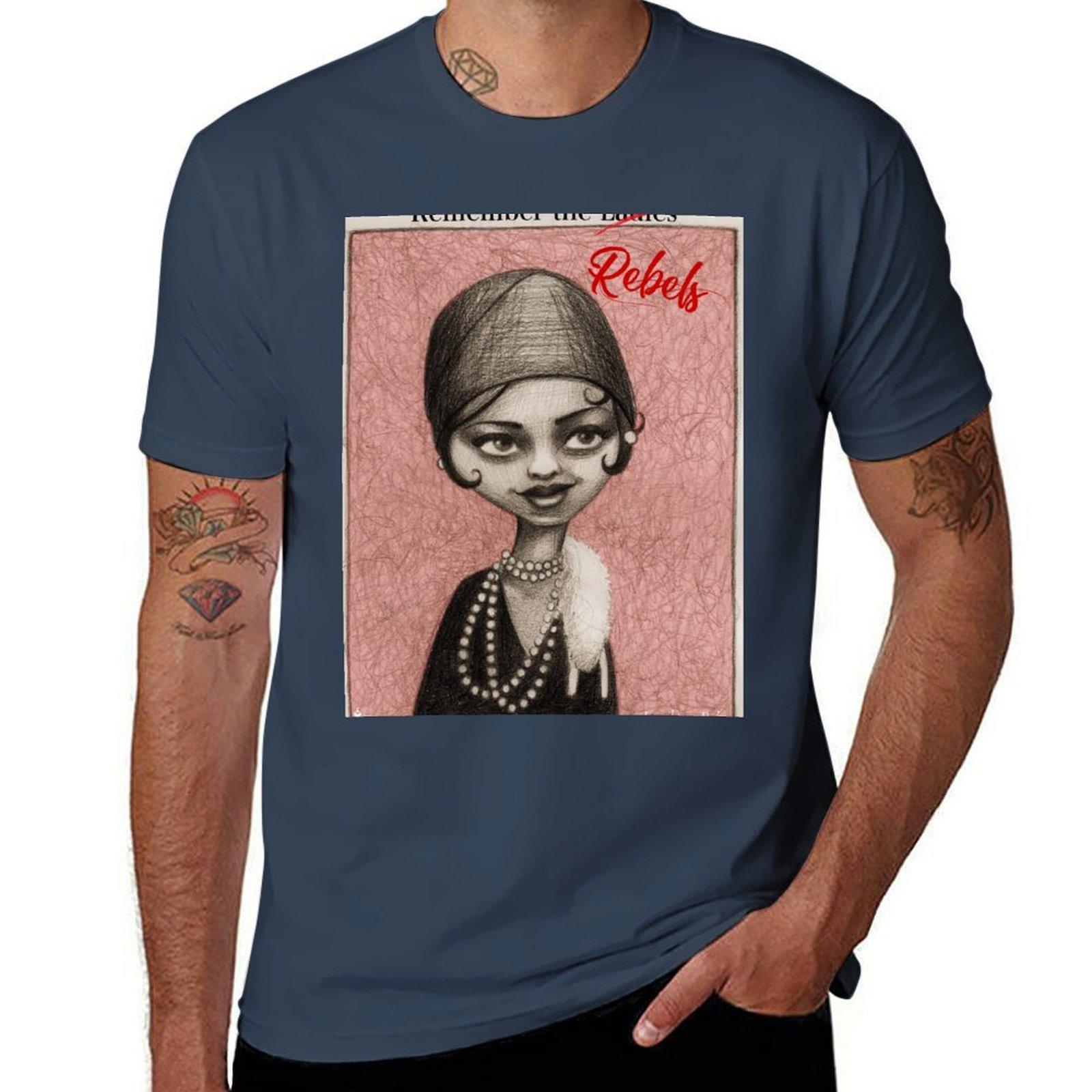 Remember The Ladies The Fabulous Josephine Baker Tshirt Basic Plain Tee For Spring And Summer S