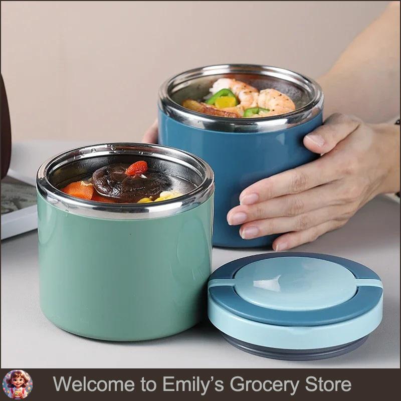 630/1000ml Barattolo Termico per Alimenti Tazza per Zuppa Termos Isolati Contenitori Acciaio Inossidabile Porta Pranzo Termico Mantiene Caldo per Bambini Scolari