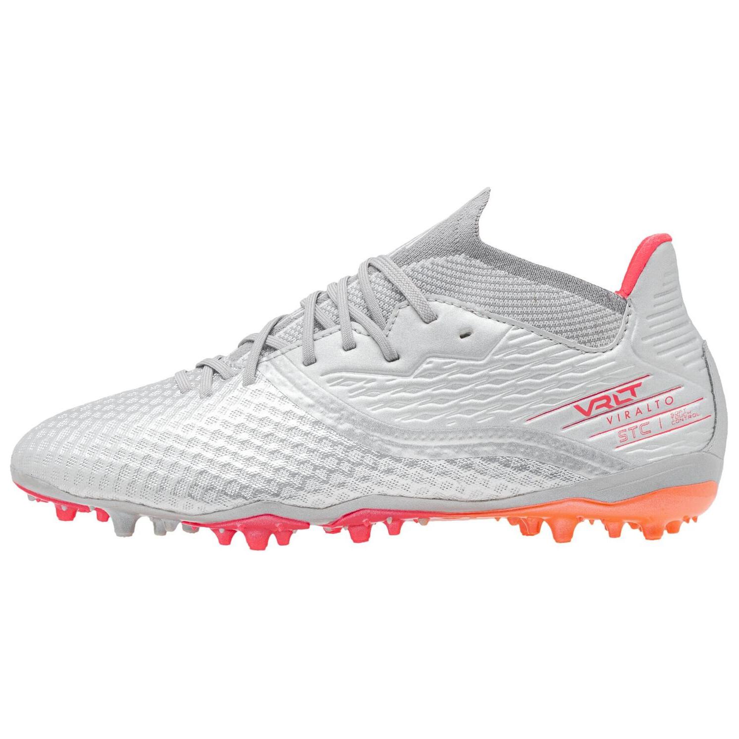 

DECATHLON Viralto 3 3D AirMesh Spikes Non-Slip Abrasion Resistant Football Boots Men s Silver 44
