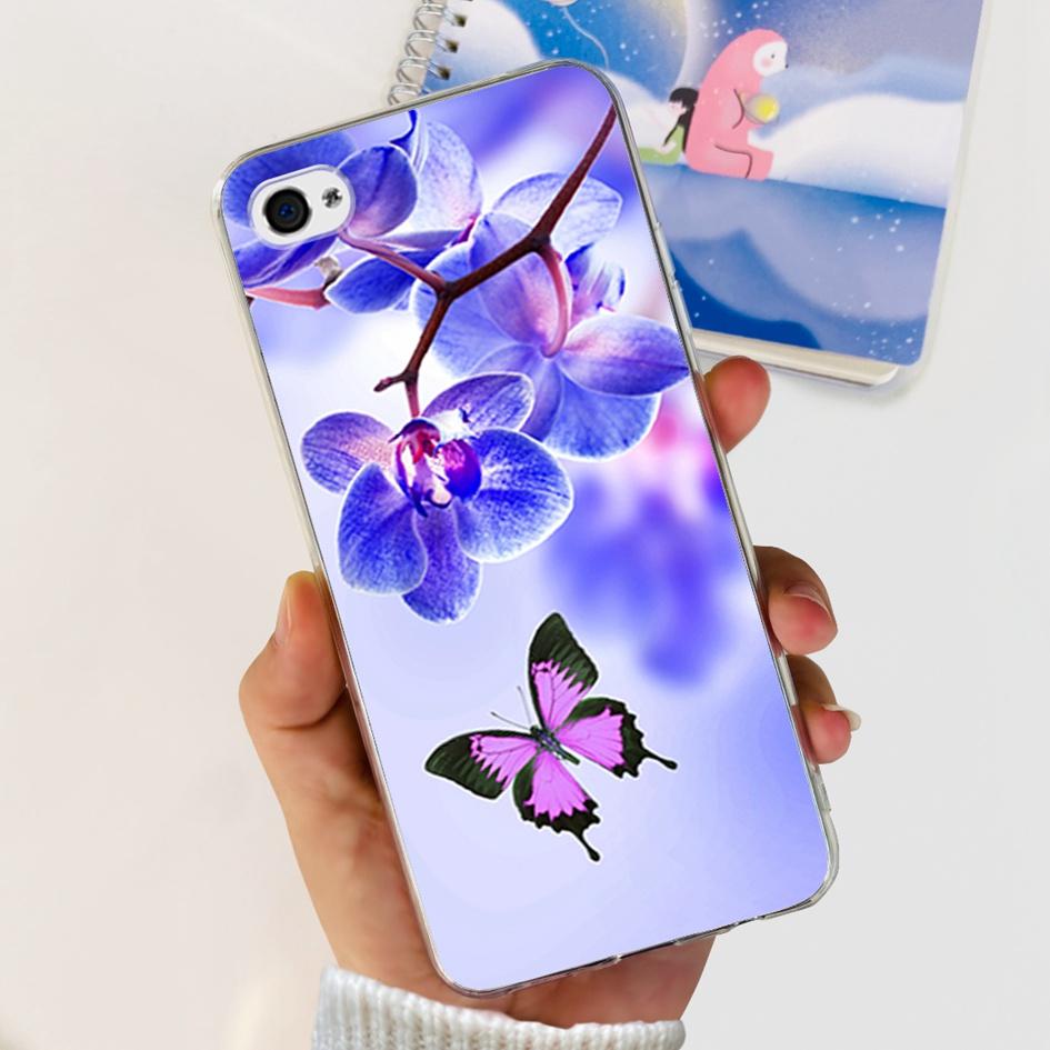 For iPhone 4 Case 3.5" Cute Cartoon Leopard Transparent Silicone Soft Cover For iPhone 4s iPhone4 Funda iPhone4s Shockproof Capa
