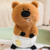 Cartoon Keychain Capybara Plush Dolls Pendant Childrens Toys Birthday Gifts