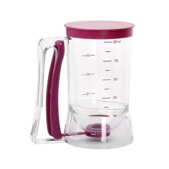 Handheld Batter Funnel Separator BPA-Free Safe Materials Leak-Proof Sealing Precise Measurement фиолетовый