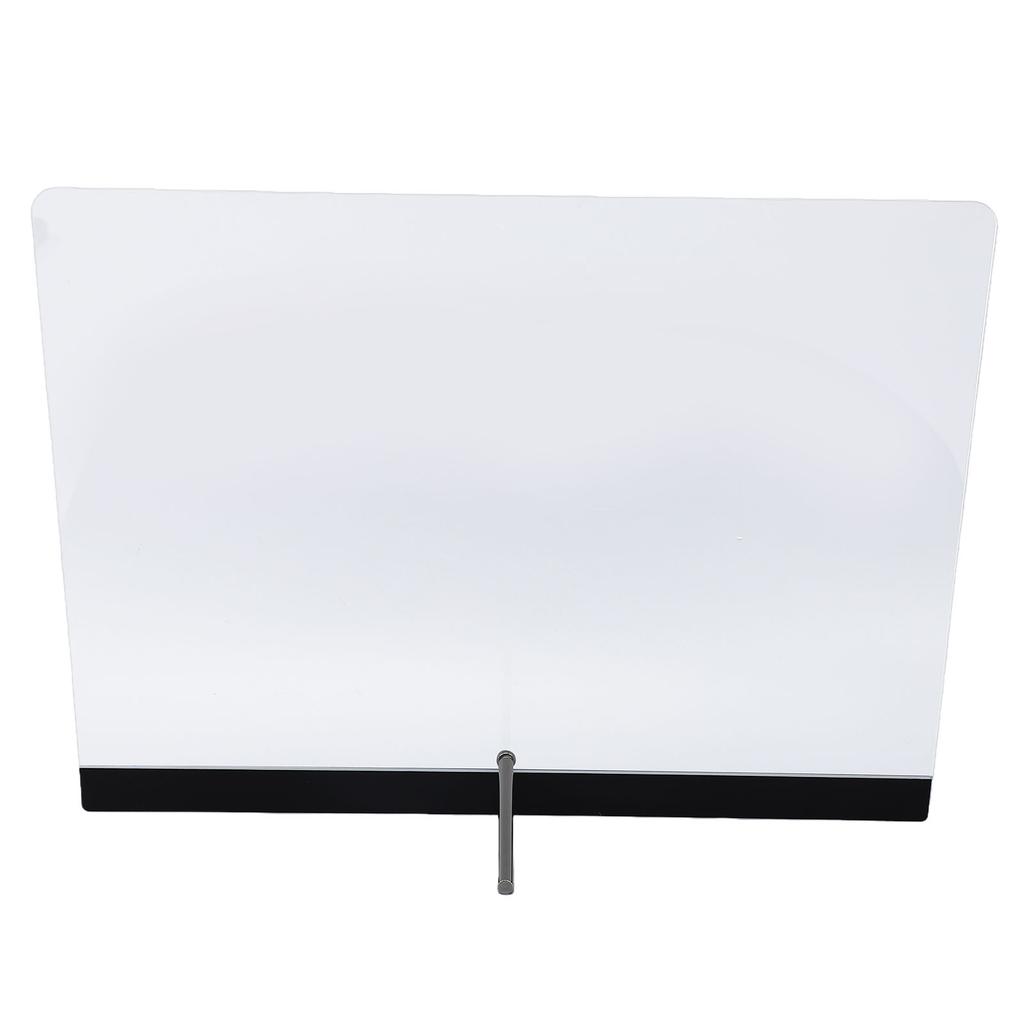 LED Drawing Board 17 Inch Multifunctional Scratch Proof Acrylic Dry Erase Board with Bracket and 7 Markers