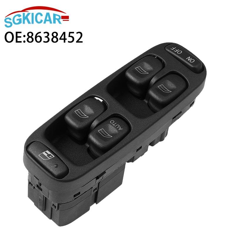 8638452 Front Left Power Window Switch 9472276 9148957 8637145 For Volvo V70 S70 XC70 1998 1999 2000