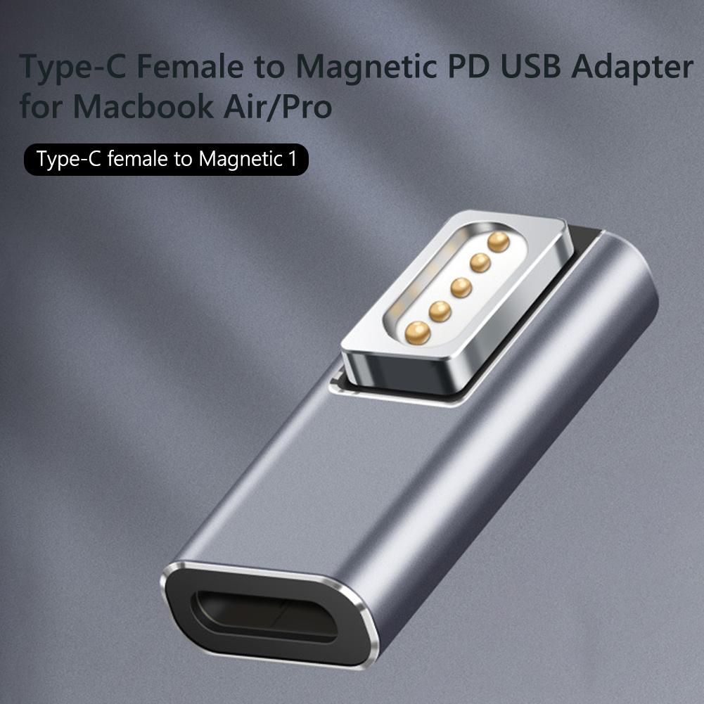 

Магнитный USB-адаптер PD Type C для MacBook Pro, конвертер для быстрой зарядки, НОВЫЙ