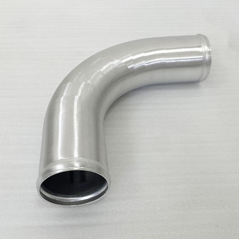 Alüminyum Alaşımlı Emme Borusu Dış Çap 51/63/76MM Intercooler Borusu Hava Borusu 0 45 90 Derece 300mm Uzunluk Otomatik Araba İçin