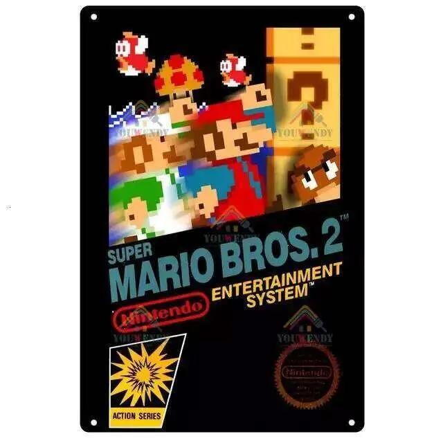 Retro Video Game Metal Poster Classic Gaming Tin Sign Wall Art Man CaveBarCafe Decor X Inches 26T0104 26T0104