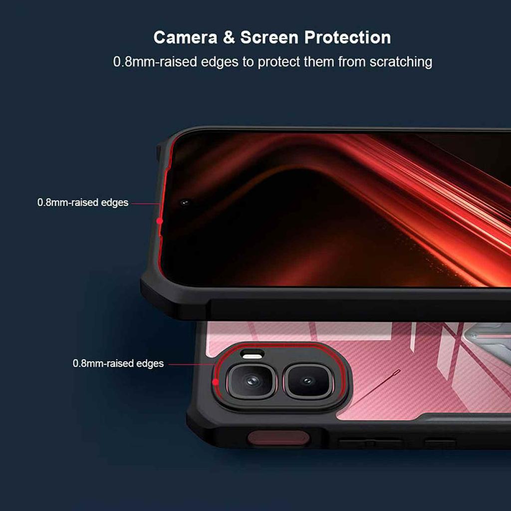 Custodie magnetiche ultrasottili per telefono per infinix GT 50 30 20 10 Pro Plus 5G 5G+ Custodia Semplice TPU Resistente Protezione antigraffio Copertura 02