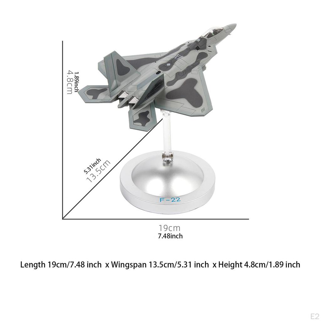 1/100 Fighter Model Airplane Tabletop Decor Simulation Plane Diecast Aircraft for