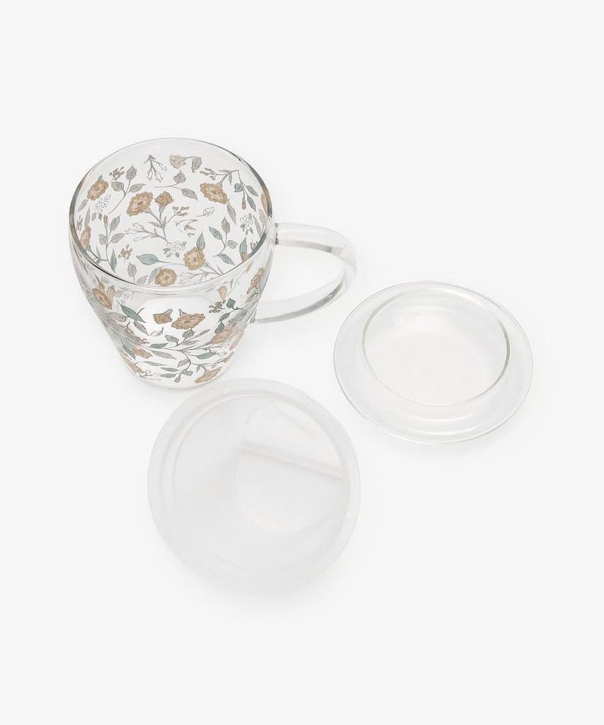 Afternoon Tea Living HS99 Blumen-Kunst-Becher mit klarem hitzebeständigem Filter,