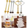 3 Tier Cake Cupcake Plate Stand Handle Hardware Fitting Holder for Fruit Tray Cake Plate Home Kitchen Dining Cake Tool