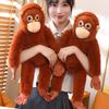 Kuscheliges Gorilla-Plüschtier, weiches Langarm-Affe-Tier, Stoffpuppen, 66 cm, Kissen für Kinder und Erwachsene, Schlafzimmerdekoration
