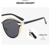 Stylish Polarized Sunglasses For Women Luxury Design Ladies Elegant Sun Glasses UV400 Protection Fashion Cat Eye Eyewear