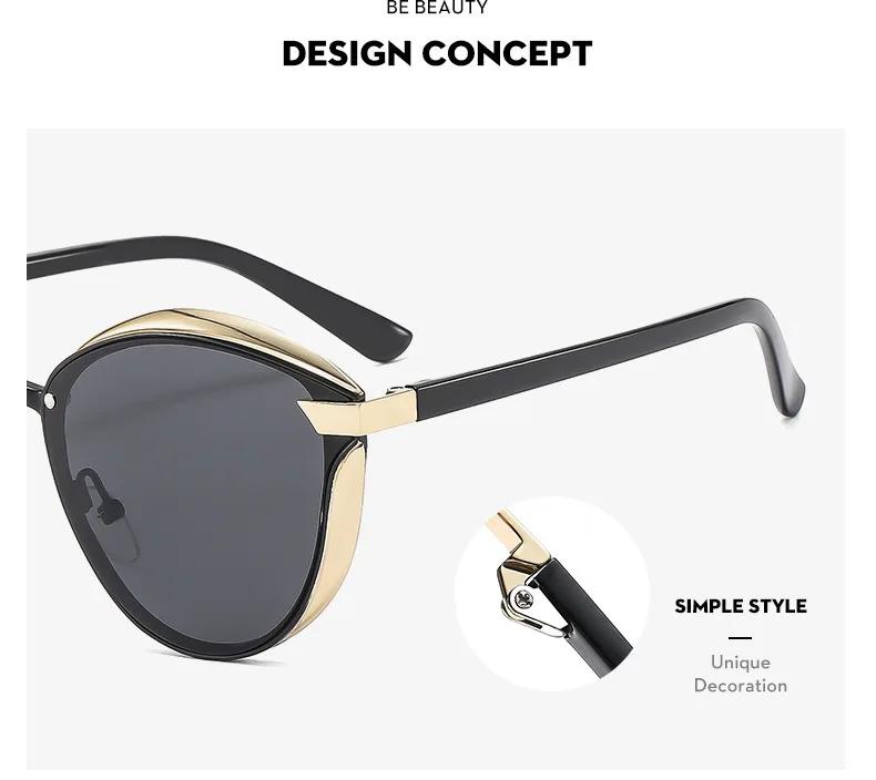 Stylish Polarized Sunglasses For Women Luxury Design Ladies Elegant Sun Glasses UV400 Protection Fashion Cat Eye Eyewear