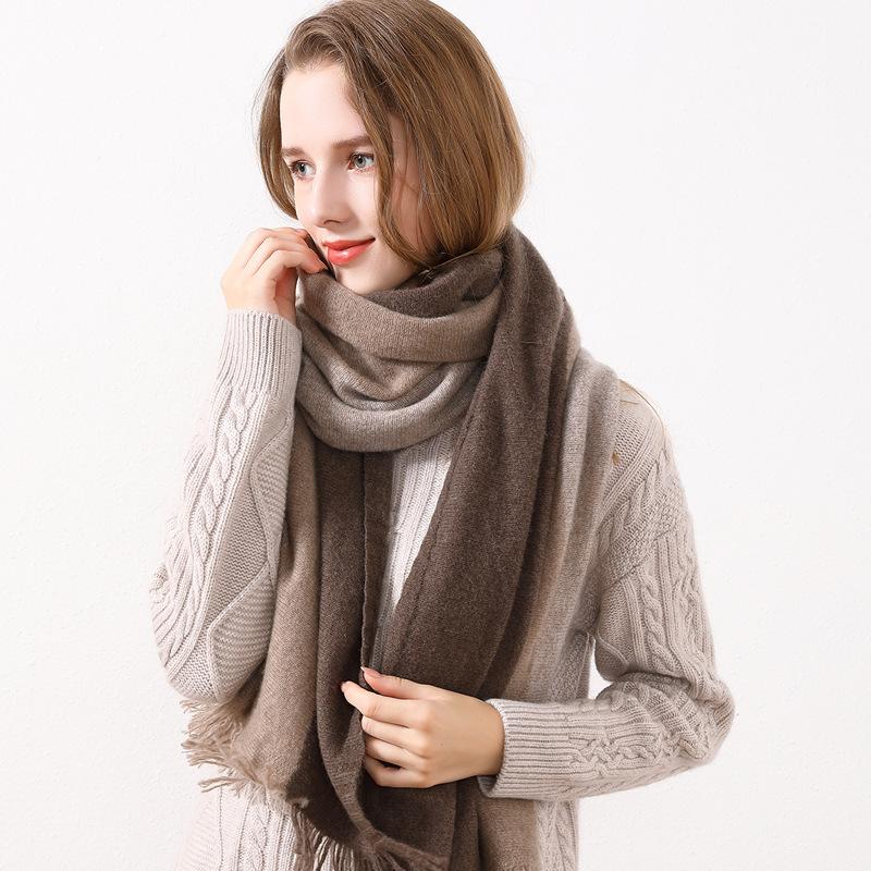 

Wide cashmere scarf women s winter fashion warm women s scarf soft and does not tie the neck 180cm
