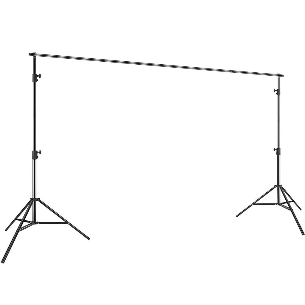 12 X 10 Ft Heavy Duty Backdrop Stand, Height Adjustable Photography Backdrop Stand, Background Support System with 6 Clamps and A Carry Bag, for