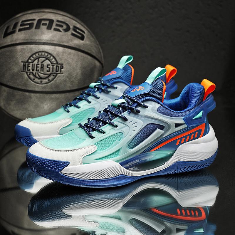 Luminous Fluorescent Junior Basketball Shoes for Indoor/Outdoor Competition and Training.