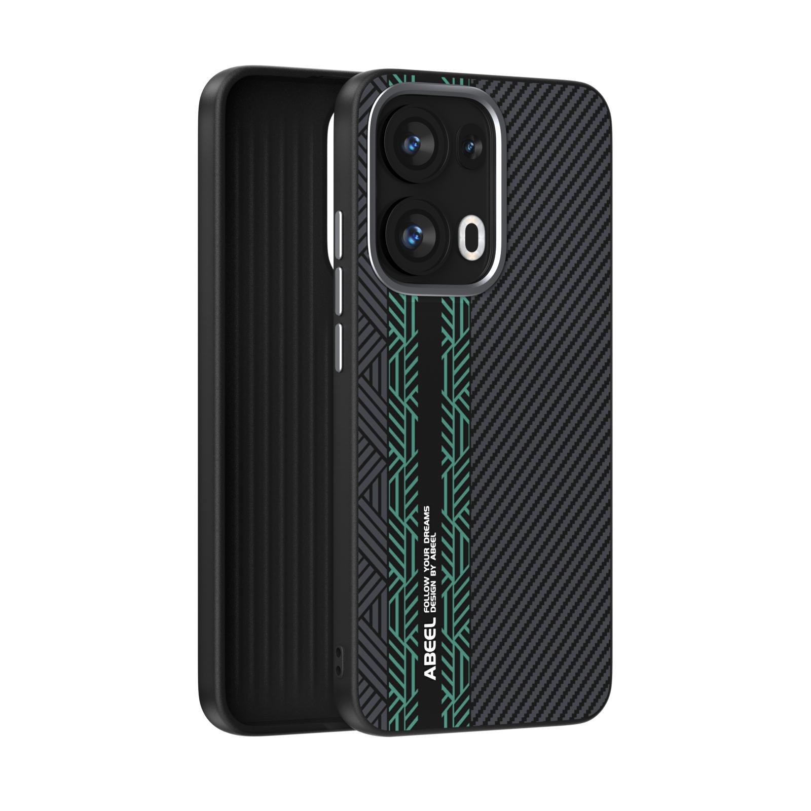 

For Oppo Reno 13 Pro Case Magsafe Slim Rigid Alloy Lens Magnetic Wireless Charger Carbon Fiber Case Cover Shockproof Anti-slip For Oppo Reno 13 Pro&Pc + tpu