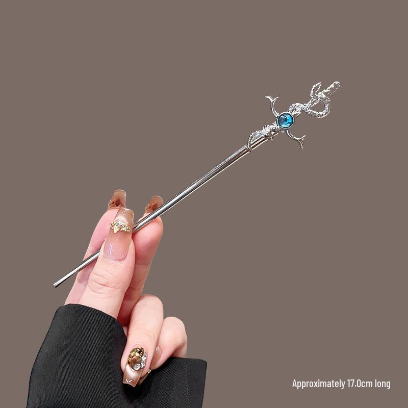 Vintage Chinese Style Hairpin for Updos - Elegant Retro Hair Stick with Tassel for Qipao