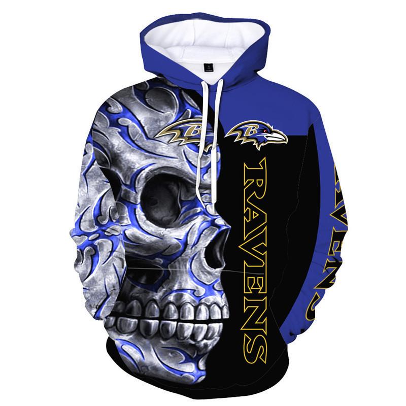 Herbst Winter Kreativ Retro Totenkopf 3D Digitaldruck Herren Locker Sitzende Pullover Hoodies Modische Langarm Hoodies