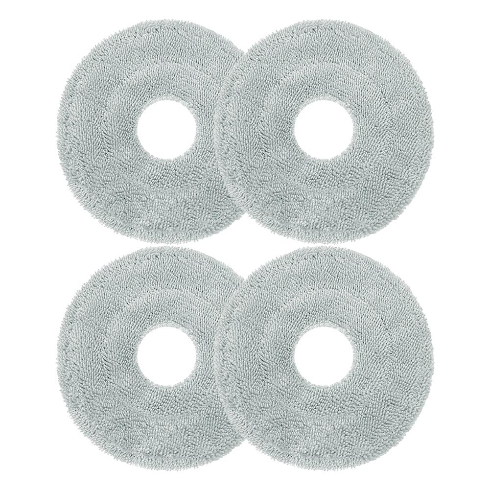 Replacement Microfiber Mop Cloth For Conga X100 / For X-Treme, Vacuum Mopping Pad Compatible For Cecotec, 4 Pack/10