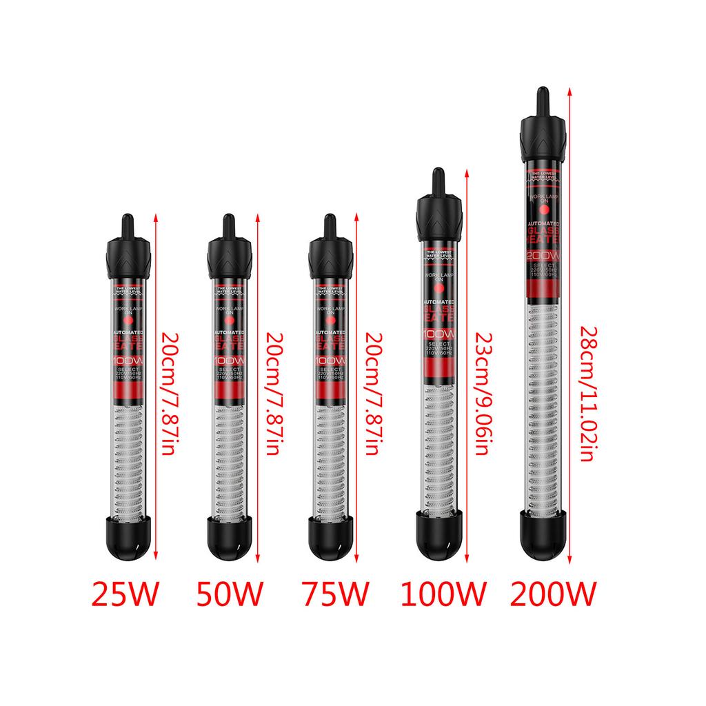 Aquarium-Heizung, Tauch-Thermostat-Heizungen für Aquarien, empfindliche Sonde, Aquarium-Heizung mit Übertemperaturschutz