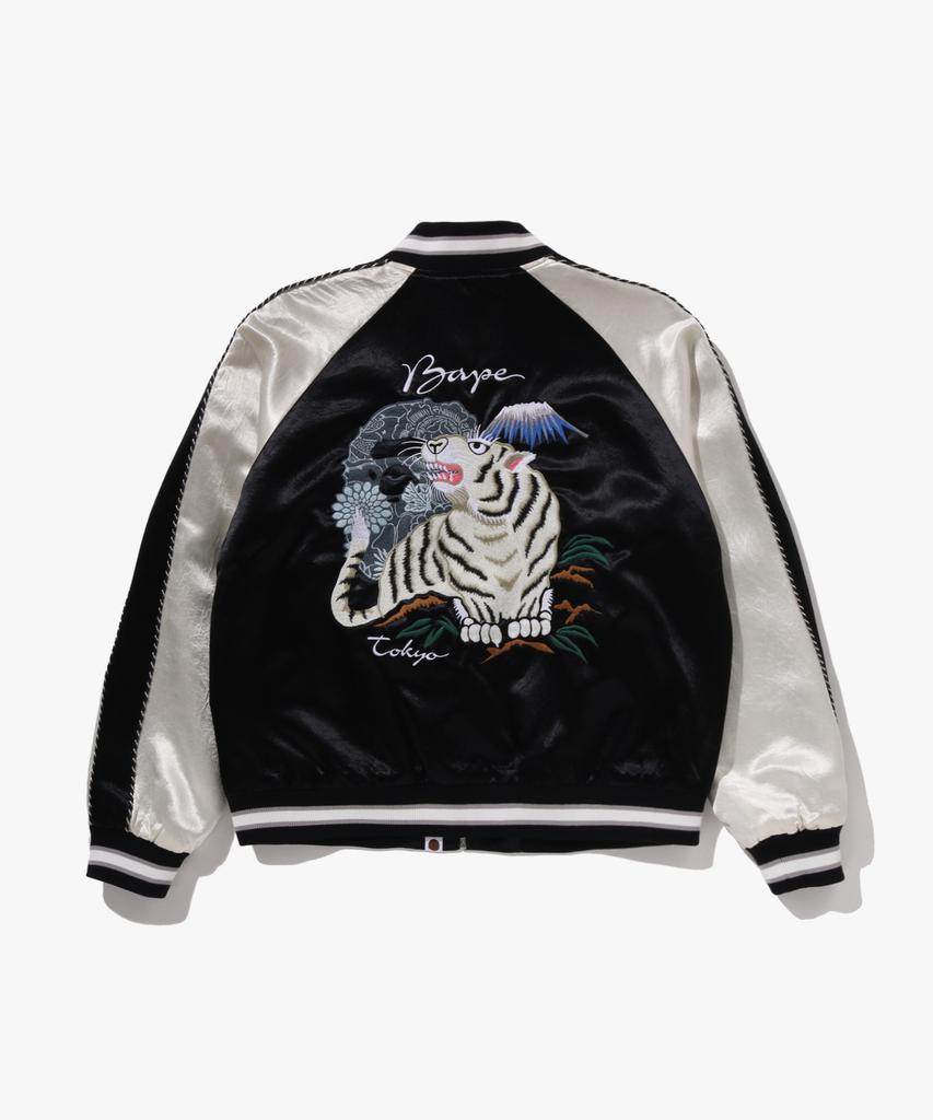 Bape Japanese Art Souvenir Jacket (M) Navy