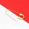 10Pcs Safety Pins for Clothes Golden Clothing Pins Heavy Duty Alloy Safety Pins for Clothes Sewing Craft Securing Thick Fabrics