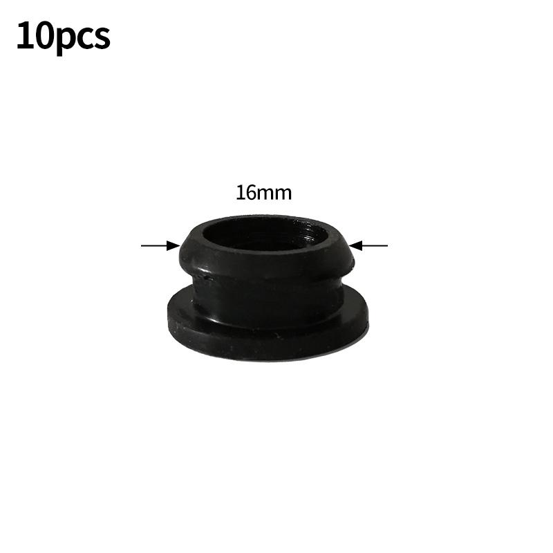 10pcs 16mm Garden Irrigation Tubing Fitting Tube Tee Elbow Equal Barb Connector Repair Connector End Plug Micro Drip Adapte