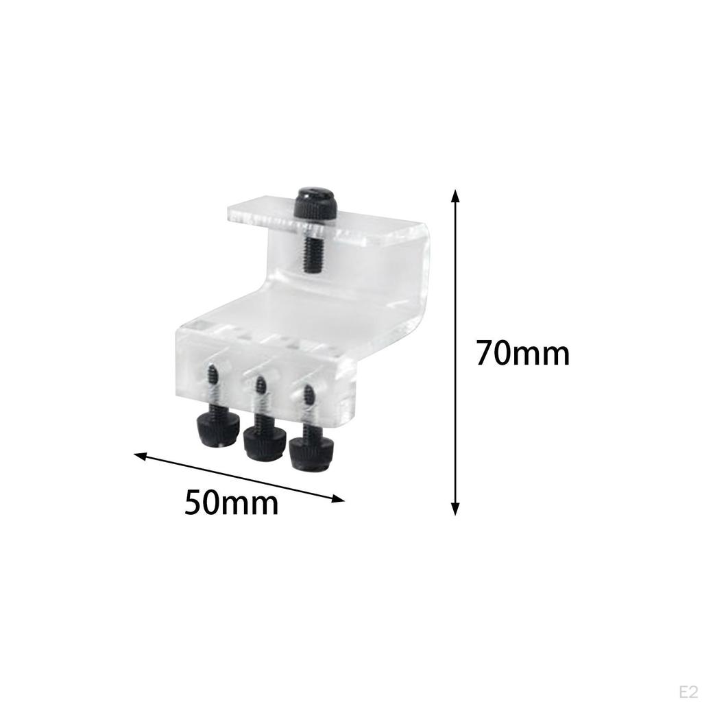 Burette Rack Aquarium Pipe Hanger Acrylic Reusable Clear Practical Titration Pump Bracket Fish Tank