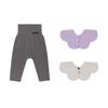 Soft Modal High Waist Leggings 1P Bib 2P 24M [Konny] + G-set (Charcoal, Lavender, Grid)