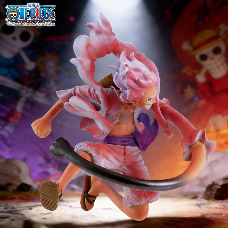 1pc Official One Piece Luffy's Gear Fifth Home Decor Figure, Anime Must-Have Gift for Valentine's Day, Birthday Desk.